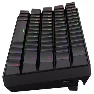 Endorfy herná klávesnica Thock Compact BLK RGB /USB/ black sw. / bezdrôtová / mechanická / US layout / mini / čierna RGB