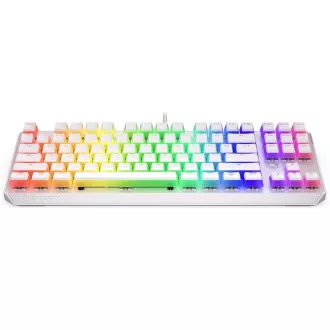 Endorfy herná klávesnica Thock TKL OWH Pudd.Khail BR RGB /USB/ brown sw./ drôtová / mechanická / US layout / biela RGB