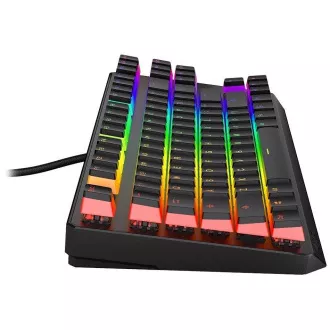 Endorfy herná klávesnica Thock TKL Pudd.Khail BL RGB /USB/ blue sw. / drôtová / mechanická / US layout / čierna RGB