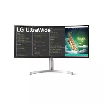 LG MT VA LCD LED 35" 35WN75C - VA panel, 3440x1440, 2xHDMI, DP, USB-C, repro, zakrivený, výš staviteľne, biely