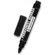 Značkovač Centropen 8566 permanent čierny valcový hrot 2,5mm