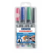 Značkovač Centropen 8576/4 permanent 4 farby klinový hrot 1-4,6mm