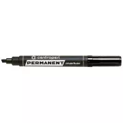 Značkovač Centropen 8576 permanent čierny klinový hrot 1-4,6mm