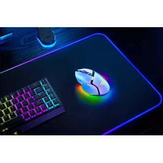 RAZER myš Basilisk V3 Pro, RGB, Bluetooth, optická, biela RAZER myš Basilisk V3 Pro, RGB, Bluetooth, optická, biela
