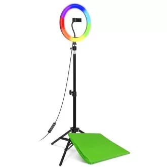 CONNECT IT Streaming Box Selfie10Ring kruhové 10" RGB LED svetlo