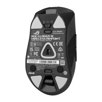 ASUS myš ROG GLADIUS III Wireless Aimpoint Black, RGB, Bluetooth