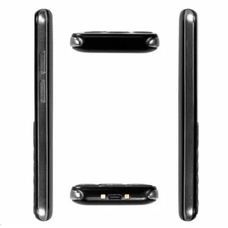EVOLVEO EasyPhone LT, mobilný telefón pre seniorov s nabíjacím stojanom, čierna