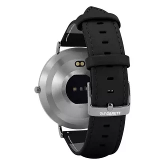 Garett Smartwatch Verona strieborná, čierny remienok Garett Smartwatch Verona strieborná, čierny remienok