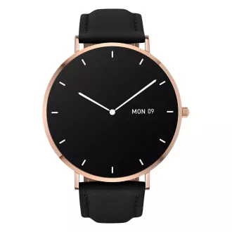 Garett Smartwatch Verona zlatá, čierny remienok