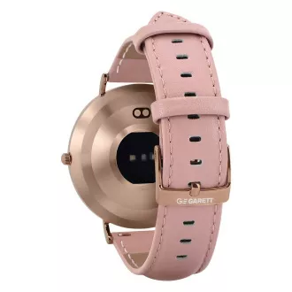 Garett Smartwatch Verona zlatá, ružový remienok
