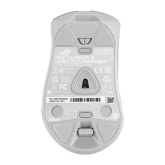 ASUS myš ROG GLADIUS III Wireless Aimpoint White (P711), RGB, Bluetooth, biela