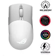 ASUS myš ROG KERIS WIRELESS AIMPOINT WHITE (P709), RGB, Bluetooth, biela
