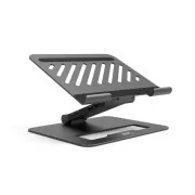 PORT dokovacia stanica s nataviteľným stojanom na notebook až pre 7 periférií cez USB-C, čierna