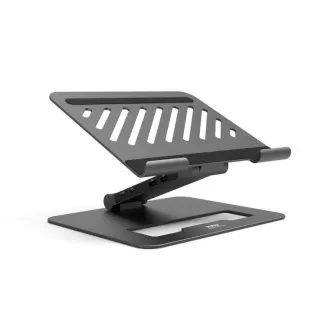 PORT dokovacia stanica s nataviteľným stojanom na notebook až pre 7 periférií cez USB-C, čierna