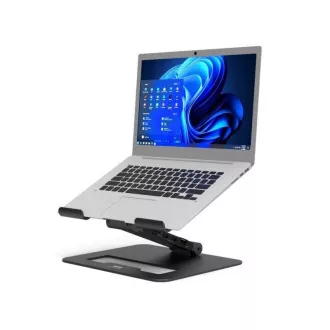 PORT dokovacia stanica s nataviteľným stojanom na notebook až pre 7 periférií cez USB-C, čierna
