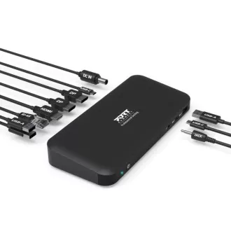 PORT dokovacia stanica až pre 9 periférií cez USB-C, čierna