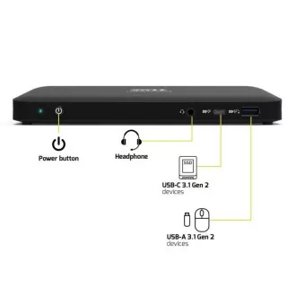 PORT dokovacia stanica až pre 9 periférií cez USB-C, čierna