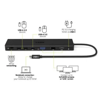 PORT dokovacia stanica 11v1 s výkonom až 100 W