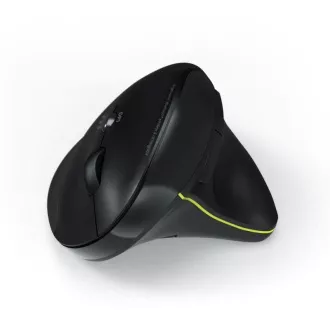 PORT vertikálna bezdrôtová ergonomická myš, BT, 2, 4 GHz, USB-A/C, pre pravákov, čierna PORT vertikálna bezdrôtová ergonomická myš, BT, 2, 4 GHz, USB-A/C, pre pravákov, čierna