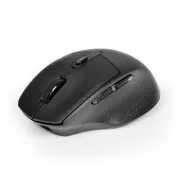 PORT dobíjacia myš s duálnym bezdrôtovým pripojením, BT, 2, 4 GHz, USB-A/C, čierna