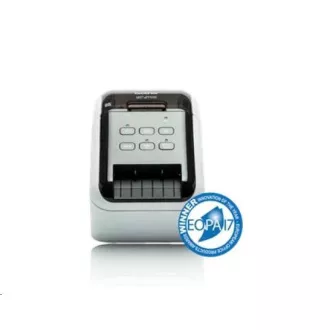 BROTHER tlačiareň štítkov QL-810W - 62mm, termotlač, USB WIFI Profi Tlačiareň Štítkov /po dokúpení DK-22251 tlač na červeno /