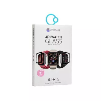 COTECi 4D Black-Rim Full Glue Glass pre Apple Watch 8 - 45mm