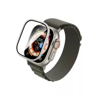 Cotec Titanium Alloy Frame Sapphire Film pre Apple Watch Ultra 49mm Cotec Titanium Alloy Frame Sapphire Film pre Apple Watch Ultra 49mm