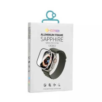 Cotec Titanium Alloy Frame Sapphire Film pre Apple Watch Ultra 49mm