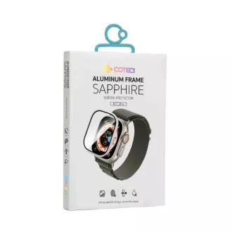 Cotec Titanium Alloy Frame Sapphire Film pre Apple Watch Ultra 49mm Cotec Titanium Alloy Frame Sapphire Film pre Apple Watch Ultra 49mm