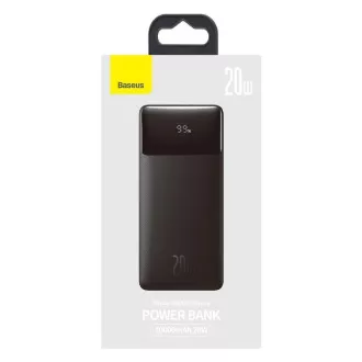 Baseus Bipow powerbanka s digitálnym displejom 10000mAh 20W čierna