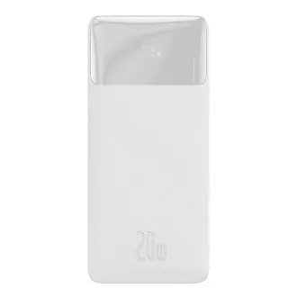 Baseus Bipow powerbanka s digitálnym displejom 30000mAh 20W biela Baseus Bipow powerbanka s digitálnym displejom 30000mAh 20W biela