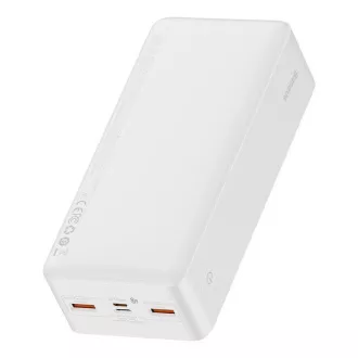 Baseus Bipow powerbanka s digitálnym displejom 30000mAh 20W biela Baseus Bipow powerbanka s digitálnym displejom 30000mAh 20W biela