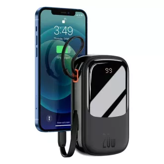 Baseus Qpow Pre Digital Display Fast Charge Power Bank 20000mAh 20W iP Black Baseus Qpow Pre Digital Display Fast Charge Power Bank 20000mAh 20W iP Black
