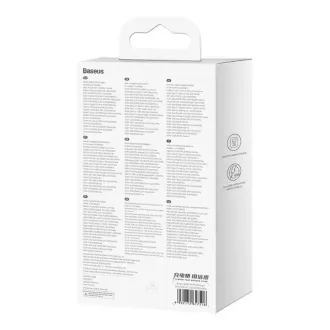 Baseus GaN5 Pre rýchlonabíjací adaptér 2x USB-C + USB-A 65W biela