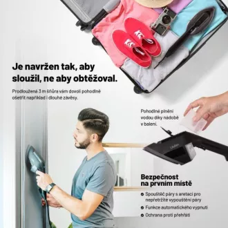 BAZAR - Lauben Handheld Steam Iron 1950BC - cestovný naparovač odevov - Rozbalené (Komplet) BAZAR - Lauben Handheld Steam Iron 1950BC - cestovný naparovač odevov - Rozbalené (Komplet)