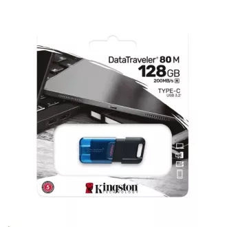 Kingston Flash Disk 128 GB DataTraveler DT80 M (USB-C 3.2 Gen 1) Kingston Flash Disk 128 GB DataTraveler DT80 M (USB-C 3.2 Gen 1)