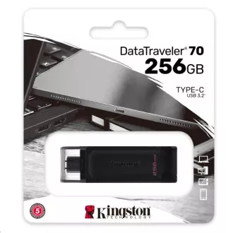 Kingston Flash Disk 256 GB DataTraveler DT70 (USB-C) Kingston Flash Disk 256 GB DataTraveler DT70 (USB-C)