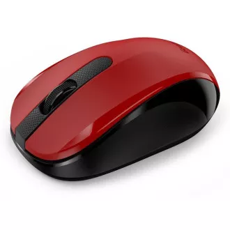 GENIUS myš NX-8008S/ 1200 dpi/ bezdrôtová/ tichá/ BlueEye senzor/ červená