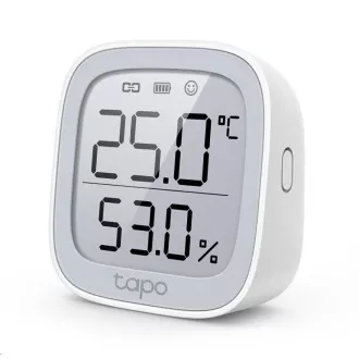 TP-Link Tapo T315 šikovný monitor teploty a vlhkosti s 2, 7" LCD displejom TP-Link Tapo T315 šikovný monitor teploty a vlhkosti s 2, 7" LCD displejom