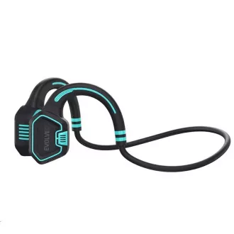 EVOLVEO bezdrôtové slúchadlá BoneSwim MP3 16GB, na lícne kosti, modrá