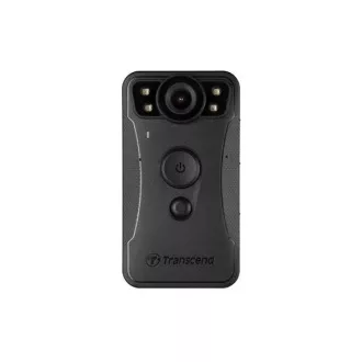 TRANSCEND osobná kamera DrivePro Body 30, 2K QHD 1440P, infra LED, 64GB pamäť, Wi-Fi, Bluetooth, USB 2.0, IP67, čierna