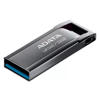 ADATA Flash Disk 32GB UR340, USB 3.2 Dash Drive, kov lesklá čierna