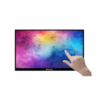 Verbatim PMT-15 Portable Touchscreen Monitor 15.6" Full HD 1080p Metal Housing Verbatim PMT-15 Portable Touchscreen Monitor 15.6" Full HD 1080p Metal Housing