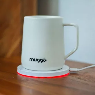 Muggo QI inteligentný vyhrievaný hrnček - biely Muggo QI inteligentný vyhrievaný hrnček - biely