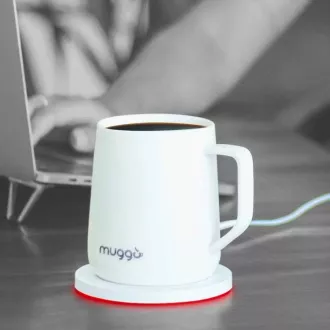 Muggo QI inteligentný vyhrievaný hrnček - biely Muggo QI inteligentný vyhrievaný hrnček - biely