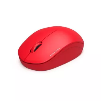 PORT bezdrôtová myš Wireless COLLECTION, USB-A dongle, 2.4Ghz, 1600DPI, červená