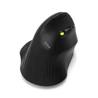 PORT bezdrôtová ergonomická myš ERGONOMIC TRACKBALL, 2, 4 Ghz & Bluetooth, USB-A/C, čierna