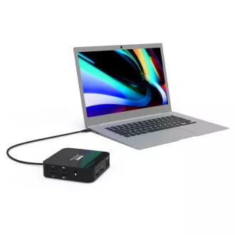 PORT dokovacia stanica USB-C 10v1, 2x4K Display Port, 5x USB-A, USB-C 85W PD, Ethernet, SD PORT dokovacia stanica USB-C 10v1, 2x4K Display Port, 5x USB-A, USB-C 85W PD, Ethernet, SD