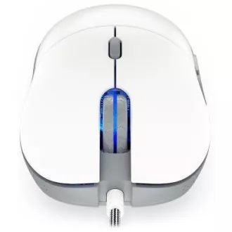 ENDORFY Herná myš GEM Plus Onyx White, USB, ARGB, biela