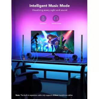 Govee Smart Gaming WiFi LED Panely + Smart Dual ovládač